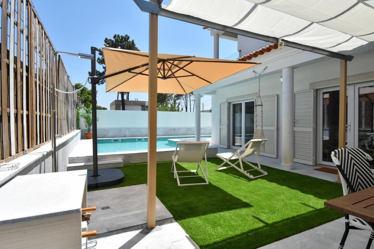 Aroeira Villa With Heated Pool By Golf Course, Beach And Lisbon Bagian luar foto
